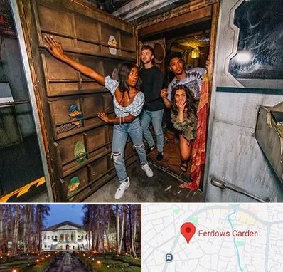 اتاق فرار هیجانی در باغ فردوس