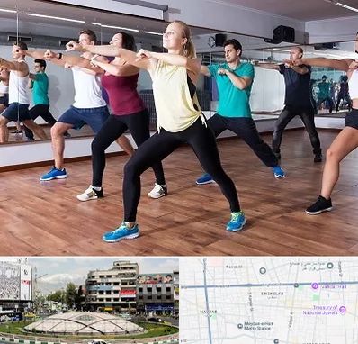 کلاس زومبا در مرکز تهران