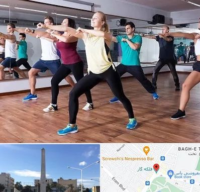 کلاس زومبا در فلکه گاز شیراز