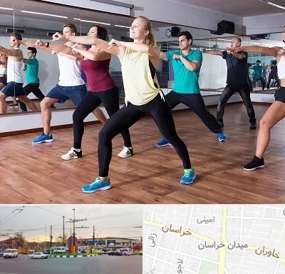 کلاس زومبا در میدان خراسان