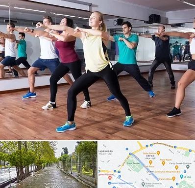 کلاس زومبا در خیابان ارم شیراز