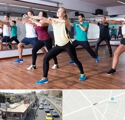 کلاس زومبا در خیابان دماوند