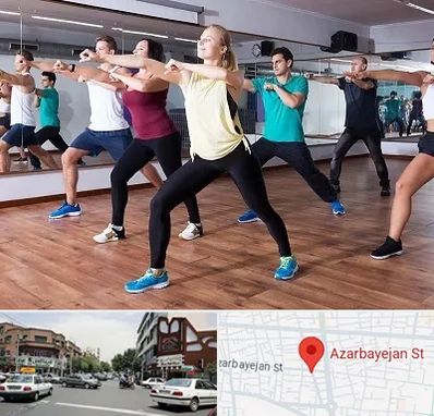 کلاس زومبا در خیابان آذربایجان