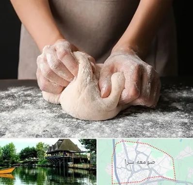 آموزشگاه پخت نان در صومعه سرا