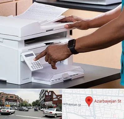 کافی نت در خیابان آذربایجان