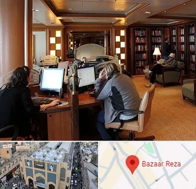 کافی نت آنلاین در بازار رضا مشهد