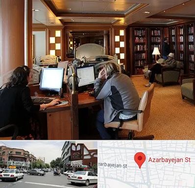 کافی نت آنلاین در خیابان آذربایجان