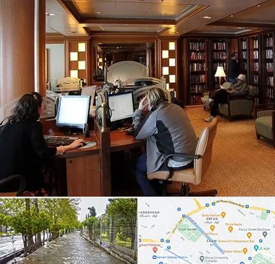 کافی نت آنلاین در خیابان ارم شیراز