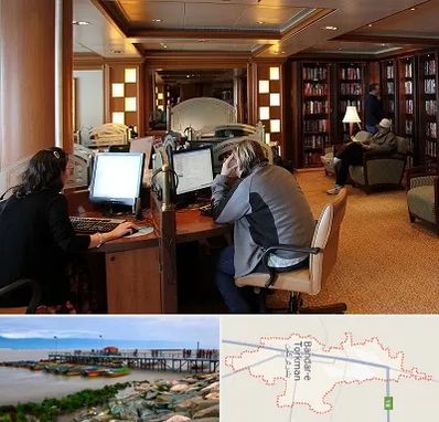 کافی نت آنلاین در بندر ترکمن