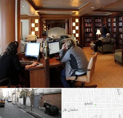 کافی نت آنلاین در خیابان نامجو