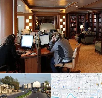 کافی نت آنلاین در ضیابری رشت