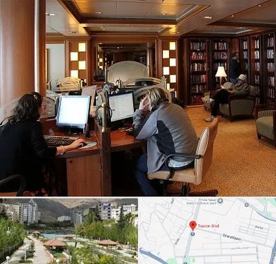 کافی نت آنلاین در بلوار تعاون