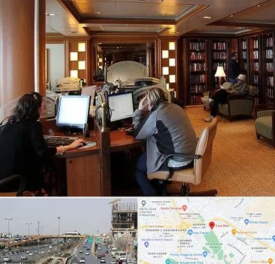 کافی نت آنلاین در بلوار توس مشهد