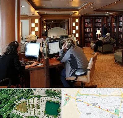 کافی نت آنلاین در وکیل آباد مشهد