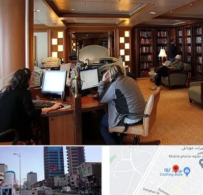 کافی نت آنلاین در چهارراه طالقانی کرج