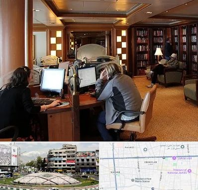 کافی نت آنلاین در مرکز تهران