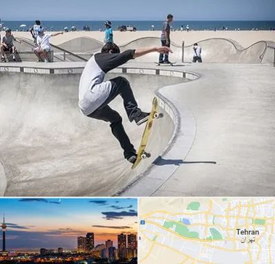 پیست اسکیت در غرب تهران