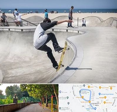 پیست اسکیت در فلکه گاز رشت