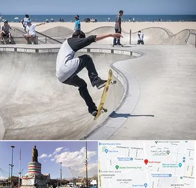 پیست اسکیت در کارگر جنوبی