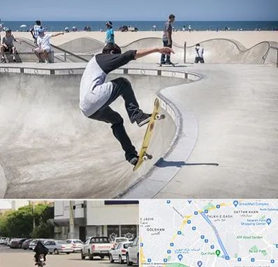 پیست اسکیت در قدوسی شرقی شیراز