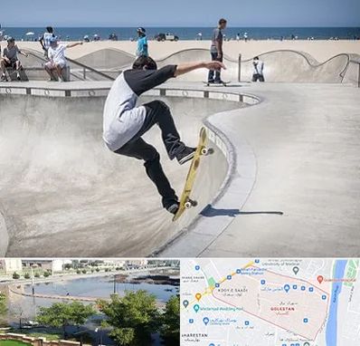 پیست اسکیت در گلستان اهواز