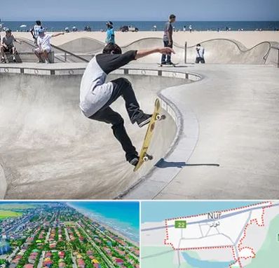 پیست اسکیت در نور