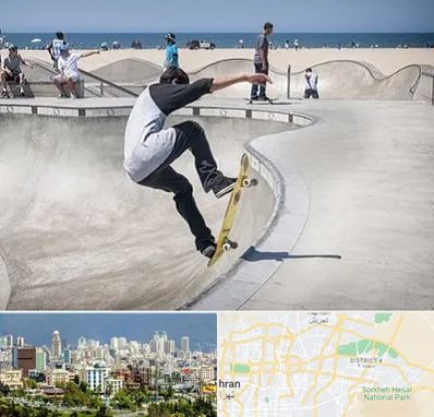 پیست اسکیت در شرق تهران