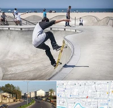 پیست اسکیت در ضیابری رشت