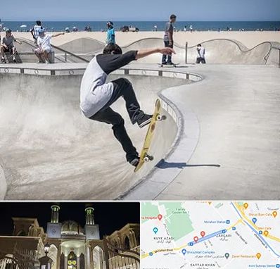 پیست اسکیت در زرگری شیراز