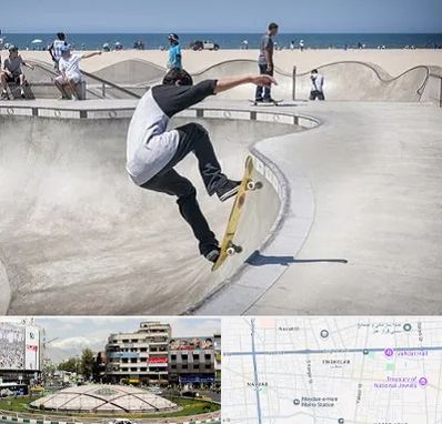 پیست اسکیت در مرکز تهران