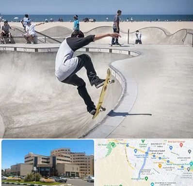 پیست اسکیت در صیاد شیرازی مشهد