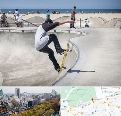 پیست اسکیت در بلوار کشاورز