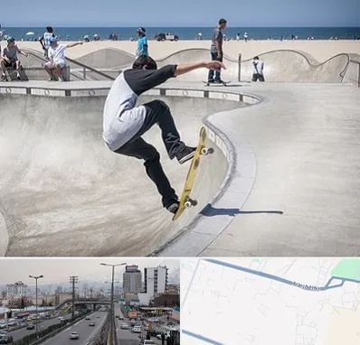 پیست اسکیت در بلوار ارتش