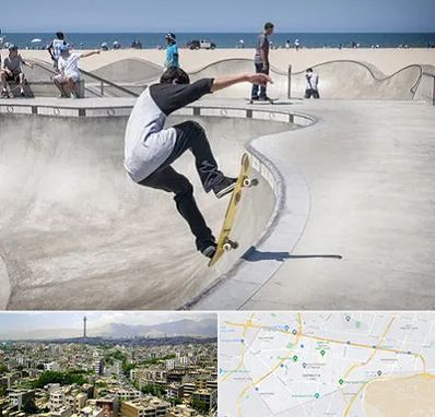 پیست اسکیت در منطقه 8 تهران