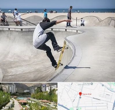 پیست اسکیت در بلوار تعاون