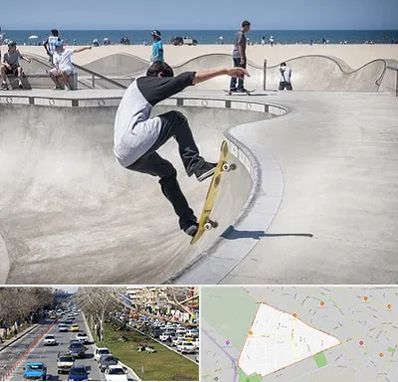 پیست اسکیت در احمدآباد مشهد