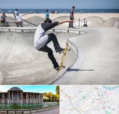 پیست اسکیت در عفیف آباد شیراز