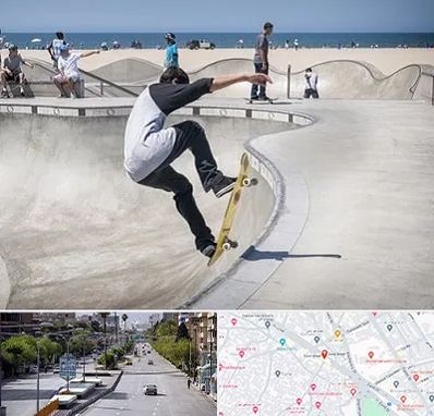 پیست اسکیت در خیابان زند شیراز