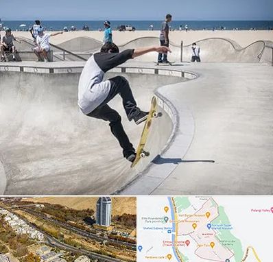 پیست اسکیت در خیابان نیایش شیراز