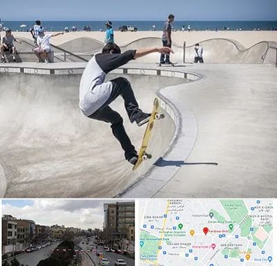 پیست اسکیت در بلوار فردوسی مشهد