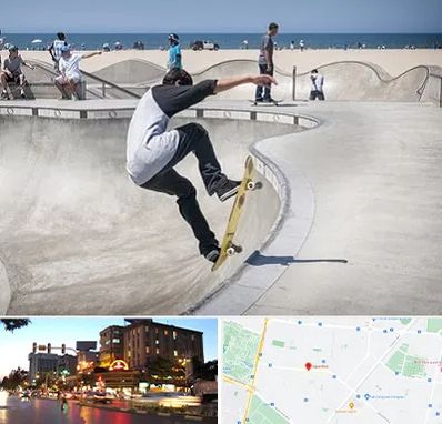 پیست اسکیت در بلوار سجاد مشهد