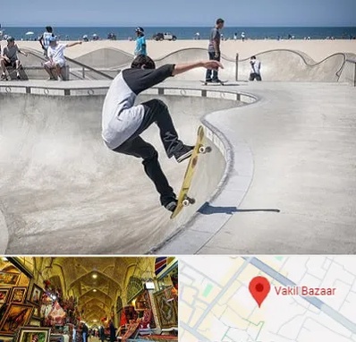 پیست اسکیت در بازار وکیل شیراز
