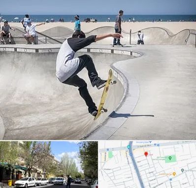 پیست اسکیت در کوی فیروز تبریز