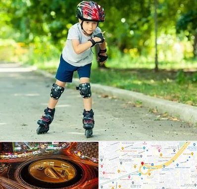 آموزشگاه اسکیت در میدان ولیعصر