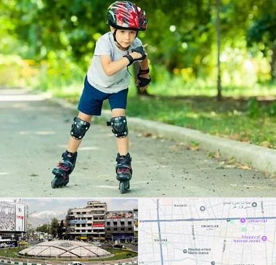 آموزشگاه اسکیت در مرکز تهران