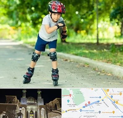 آموزشگاه اسکیت در زرگری شیراز
