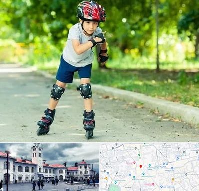 آموزشگاه اسکیت در میدان شهرداری رشت