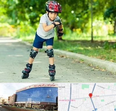 آموزشگاه اسکیت در نصف راه تبریز