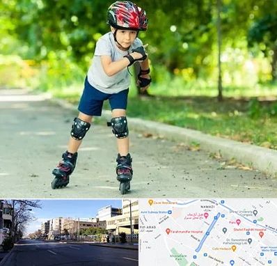 آموزشگاه اسکیت در خیابان ملاصدرا شیراز