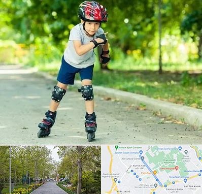 آموزشگاه اسکیت در قدوسی غربی شیراز